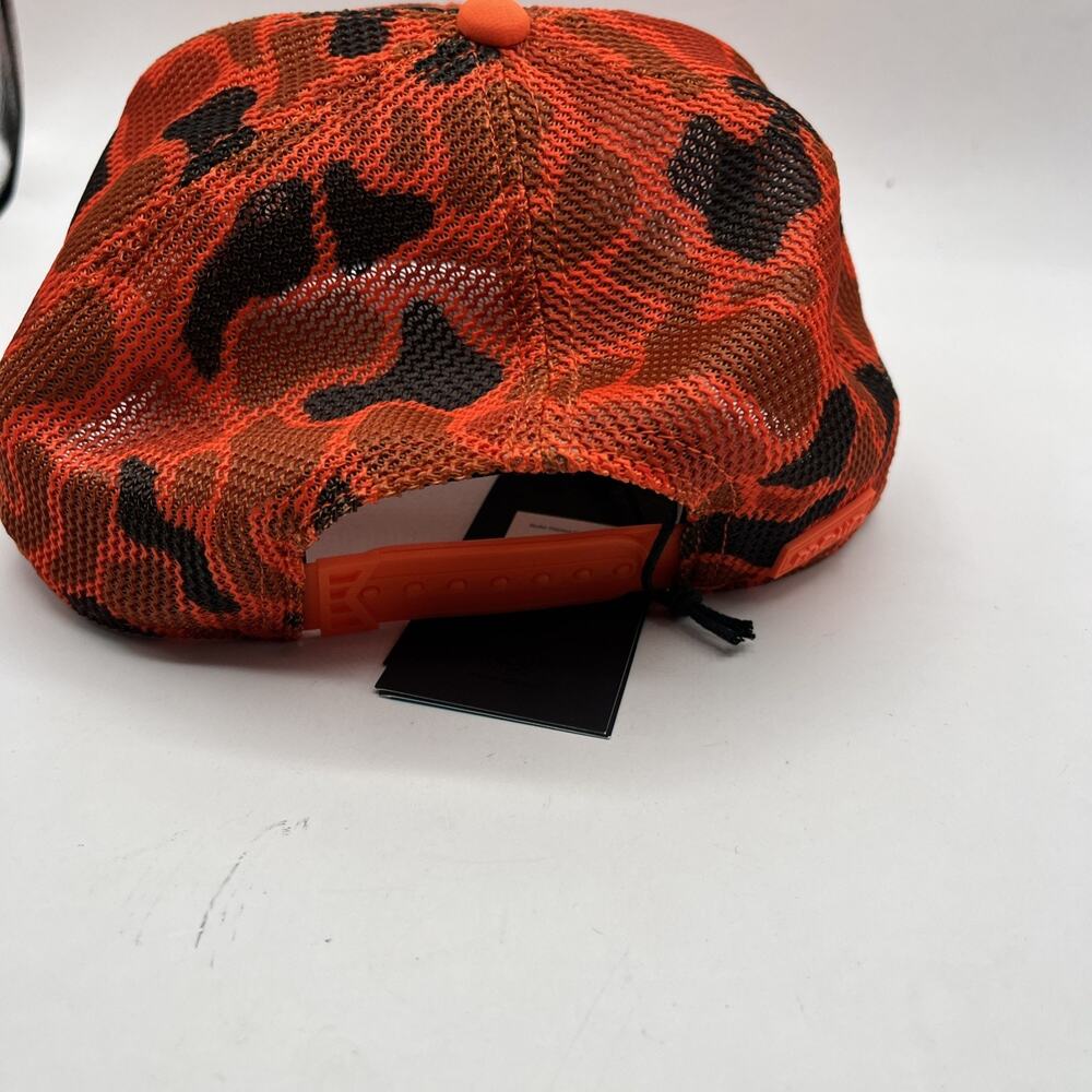 Melin Men's Orange Camo Mesh Snapback Hat - Picture 4 of 9